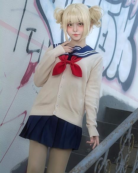 【ハロウィン等お値下げ】トガヒミコ コスプレ衣装 ウィッグ セット Amazon.co.jp: 【Sanjucos】 ウィッグ付き 僕のヒーロー
