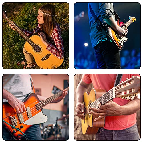 Sangle de Guitare, Sangle Guitare Réglables avec extrémités en cuir, avec 10 Médiators, 1 Bouton de Sangle, 2 Bouton… - Les Beatles, Paul McCartney, John Lennon, RIngo Starr, George Harrison Sangle de Guitare, Sangle Guitare Réglables avec extrémités en cuir, avec 10 Médiators, 1 Bouton de Sangle, 2 Bouton… – Image 8