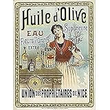 Champenois Superior Olive Oil Vintage French Advert Art Print Canvas Premium Wall Decor Poster Mural Jahrgang Französisch Werbung Wand Deko