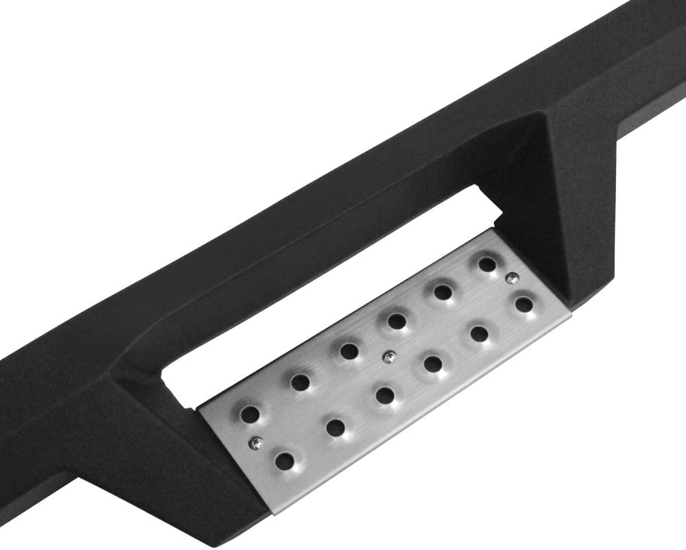 Westin 56-113352 HDX Stainless Drop Nerf Step Bars fits 1999-2016 F-250 F-350 F-450 F-550 Super Duty Crew Cab Textured Black Pair