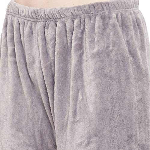 Image of CAMEY Women Winter Full Sleeve Top and Pajama Pants Regular Fit Night Suit Hooded Top and Pyjama Set Ladies Night Dress (Free Size, Grey)