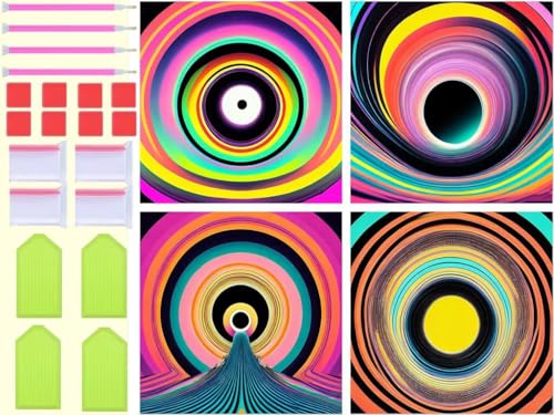 Peinture Diamant Cercle coloré pour décorer votre salon avec ce kit 5D DIY