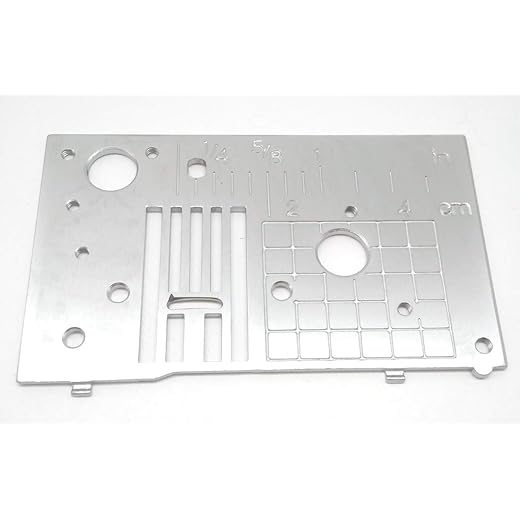 HONEYSEW Needle Plate (A) for Brother CE1100PRW CE4400 CE-5500 XE6468101, XE6469001,XE6468001