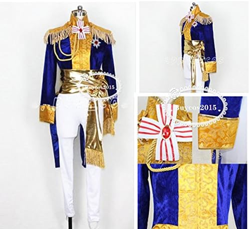 Amazon 高品質ベルサイユのばらオスカル衛兵隊長 軍服 青 コスプレ 衣装 オーダーサイズ可能 コスプレ 仮装 通販