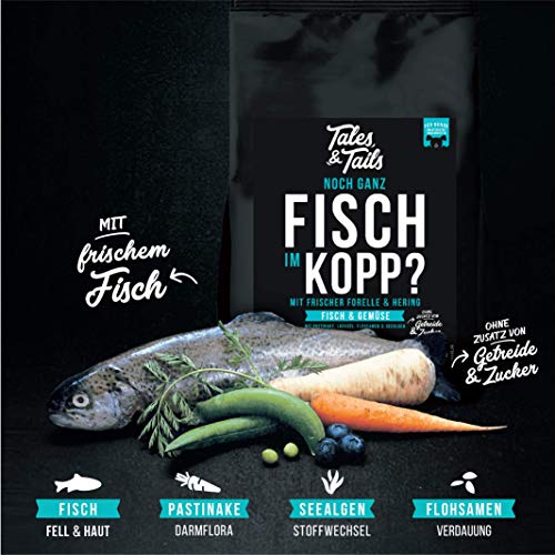 Tales & Tails – Fisch Kopp? Softes Trockenfutter 3X 4 kg
