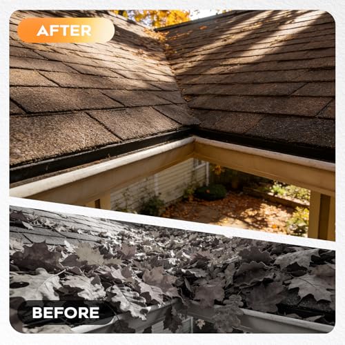 image for Automiim 13ft Gutter Cleaning Tools from Ground, No Ladder Needed, 3-i