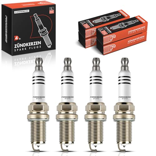 Frankberg Bougie d’allumage Compatible avec A4 Avant 8K5 Golf VI 5K1 Q3 8UB 8UG O.c.t.a.v.i.a II Break 1Z5 A4 8K2 Remplacer# PFR7S8EG