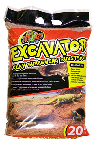 Zoo Med Laboratories Excavator Clay Burrowing Substrate, 20 lb