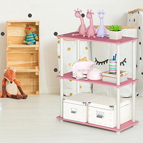 Furinno 10024 Turn-N-Tube 3-Tier Compact Multipurpose Shelf Display Rack thumb #6