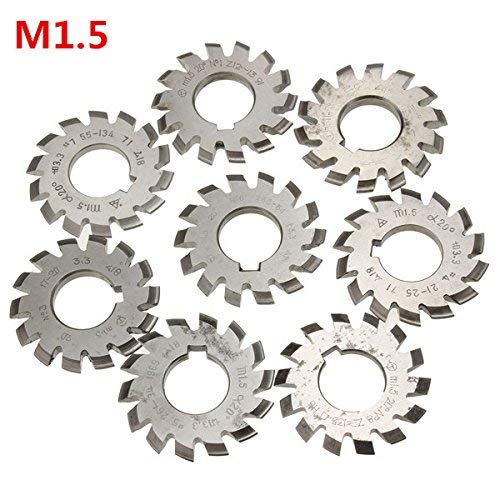 EsportsMJJ Module 1,5 Pa20 Bore 22 Mm #1-8 HSS Fraise-6#