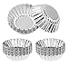 TXIN 20 Pack Egg Tart Aluminum Cupcake Cake Cookie Mold Pudding Mould Tin Baking Tool(M)