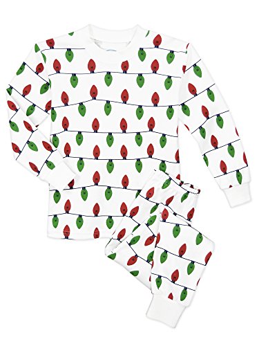 Sara's Prints Toddler Boys' Super Soft Relaxed Fit Pajama Set, All Lit Up-Alu, 18M