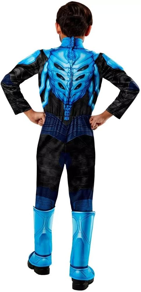 Rubies Boy's DC Blue Beetle Costume Jumpsuit and Mask, Small