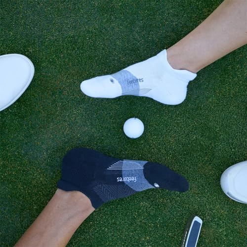 Image of Feetures Elite Golf Max Cushion Tab Ankle Socks - Sport Sock with Targeted Compression