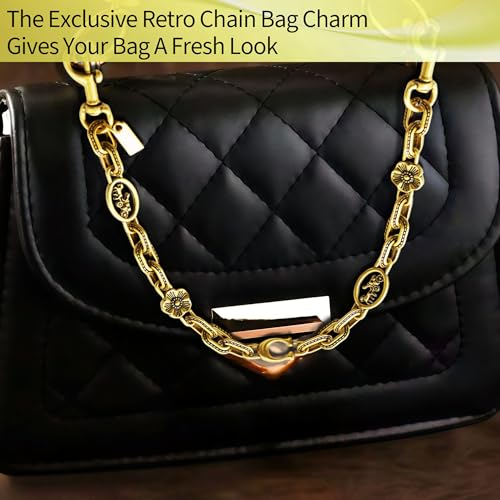 Image of Bag Chain Charm for Handbag, Purse Wallet &Pants Chain Jean Chains, Vintage Bag Strap Chains Extender