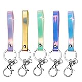 5 Pack Hand Wrist Lanyard Key Chain Short Keychain Wristlet Lanyard Wrist Strap Keychain for Keys...