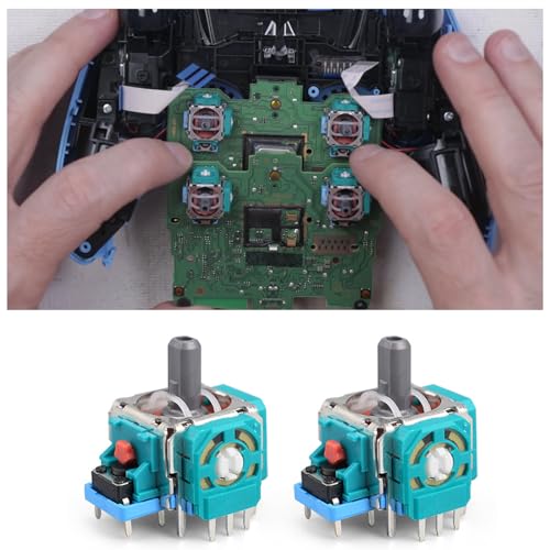 Image of 40pcs Trimmer Potentiometer Sensor Replacement Trim-Pot Gasket Thumb Stick Analog Joystick Repair Parts (Compatible for PS5, 2.3k Ohm)