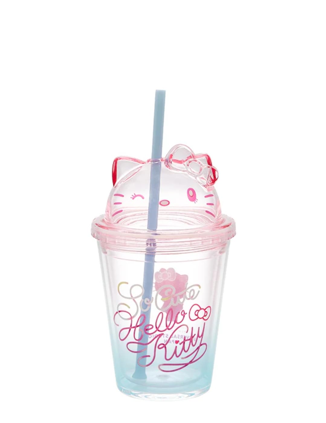 Amazon | USJ キ、ティ タンブラー 蓋付き 320ml ユニバーサルスタジオ