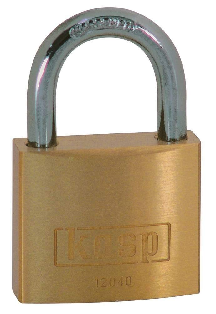 Kasp K12060 60 mm Brass Padlock, Chrome
