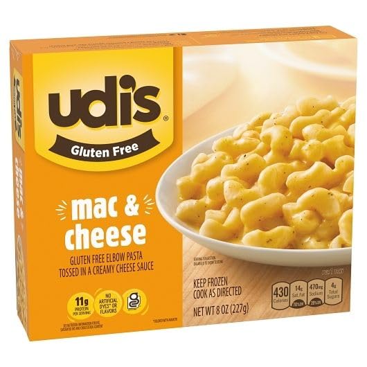Udis Mac and Cheese Meal, 8 Ounce -- 6 per case.