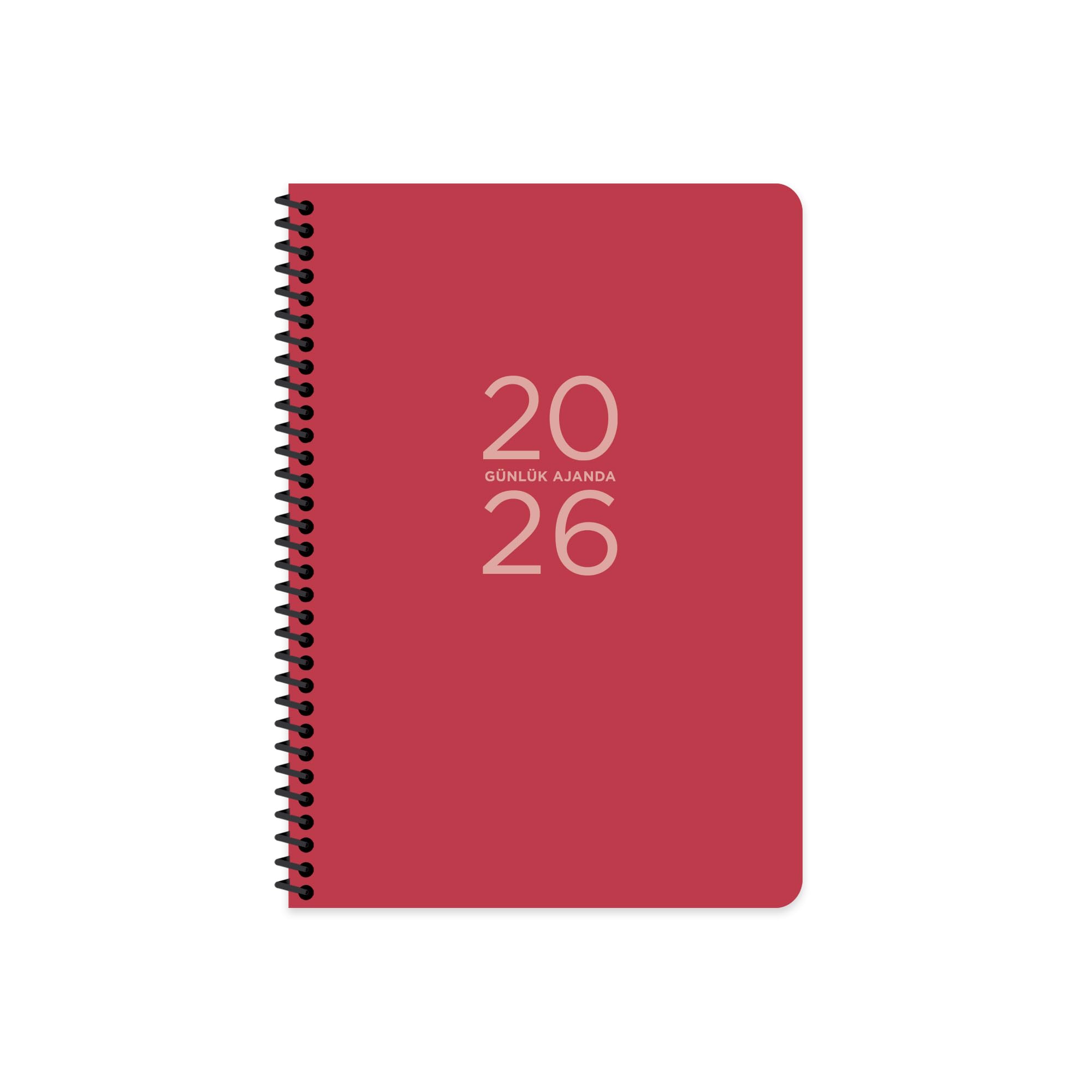 Keskin Color Diario 2026 17x24 spirale – rosso