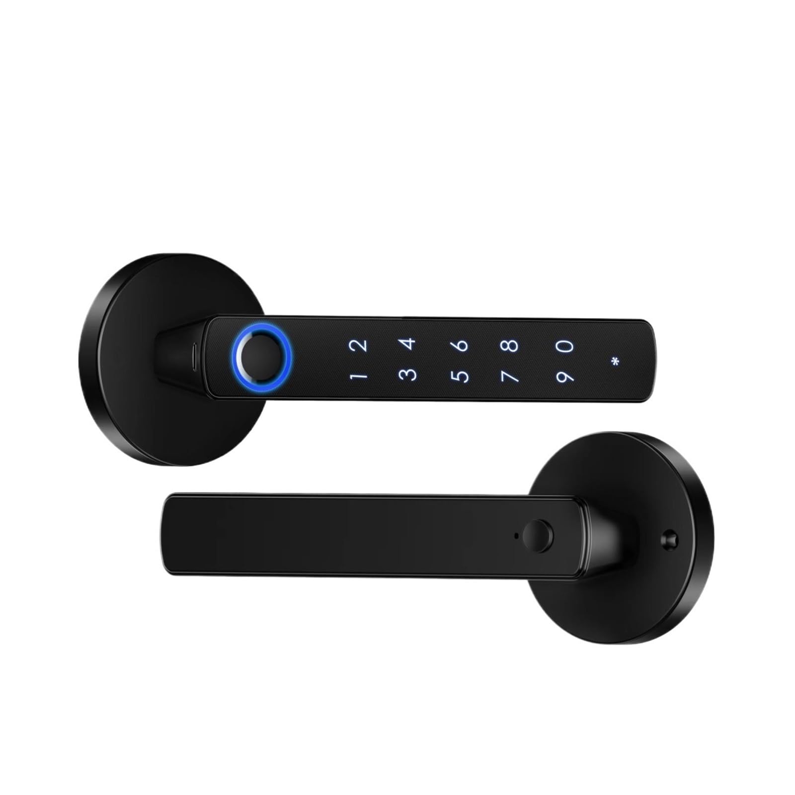 DIGNIFE Smart Door Lock, Bluetooth Smart Fingerprint Handle Lock Indoor Electronic Door Lock