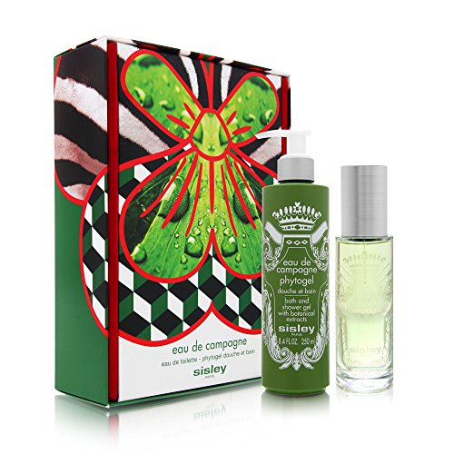 Eau de Campagne by Sisley 2 Piece Set Includes: 3.0 oz Eau de Toilette Spray + 8.4 oz Bath and Shower Gel with Botanical Extracts