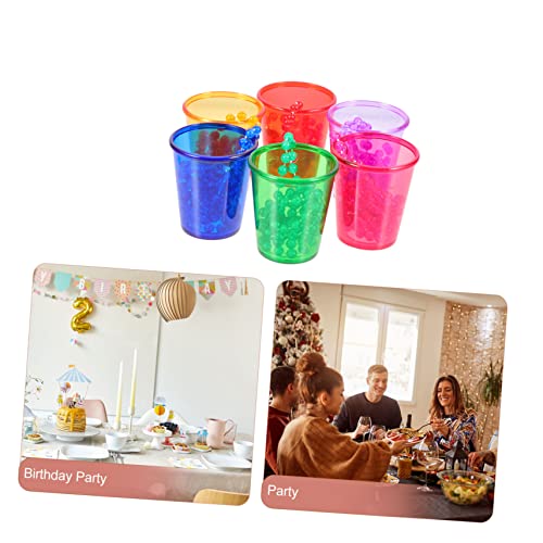 Anneome 60 peças de contas de festa de plástico design decorações em favor lembranças de noiva copos