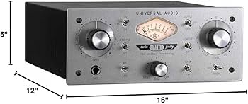 Amazon.com: Universal Audio 710 Twin-Finity Microphone Preamp