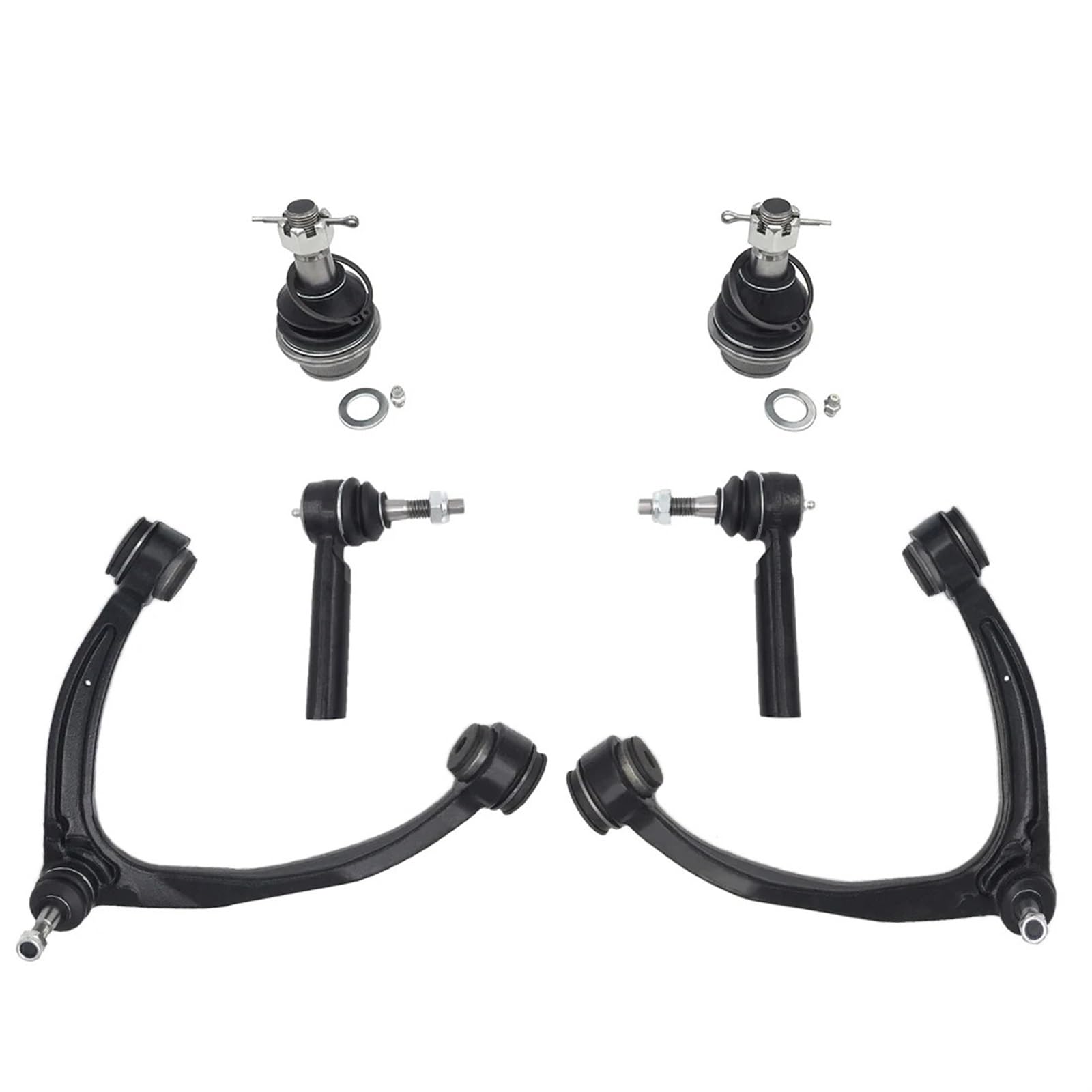 6 piezas de barra de acoplamiento del brazo de control superior delantero compatible con CADILLAC ESCALADE, compatible con GMC YUKON, compatible con AVALANCHE SIERRA 1500 2007-2014