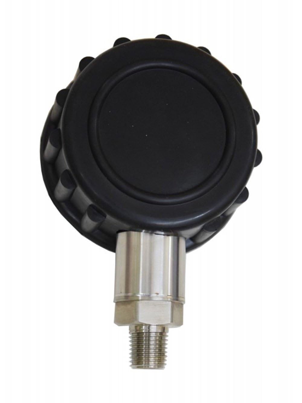 *Envío en el mismo día* Manómetro digital de alta presión (0–250 bar) con conexión NPT hembra de 1/4" a BSP macho de 1/4" — Manómetro hidráulico digital para cilindros de gas industriales.