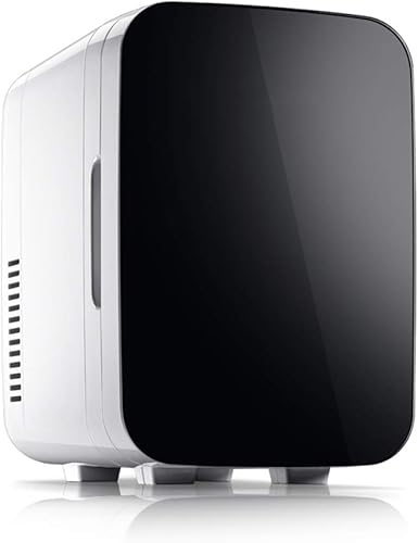 Xyanzi Mini refrigerador compacto para frigorífico, refrigerador y calentador eléctrico portátil de 6 l para casa, oficina, coche, recámara o barco,