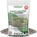 GiDeli Anti-Moss 1 kg - Rasendünger Frühjahr, der die Notwendigen Makronährstoffe Liefert - Dünger zur Unterstützung des Regenerationsprozesses- Grasdünger das Gras verdichten
