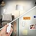 Smart Light Bulbs Remote Control by Ankuoo, Dimmable and Timing LED Light Bulb with Wireless Light Switch, E26 LED Bulb Screw Base Warm White LED Bulbs,165 ft Range, 4 Timing,3 Way,No Hub Required