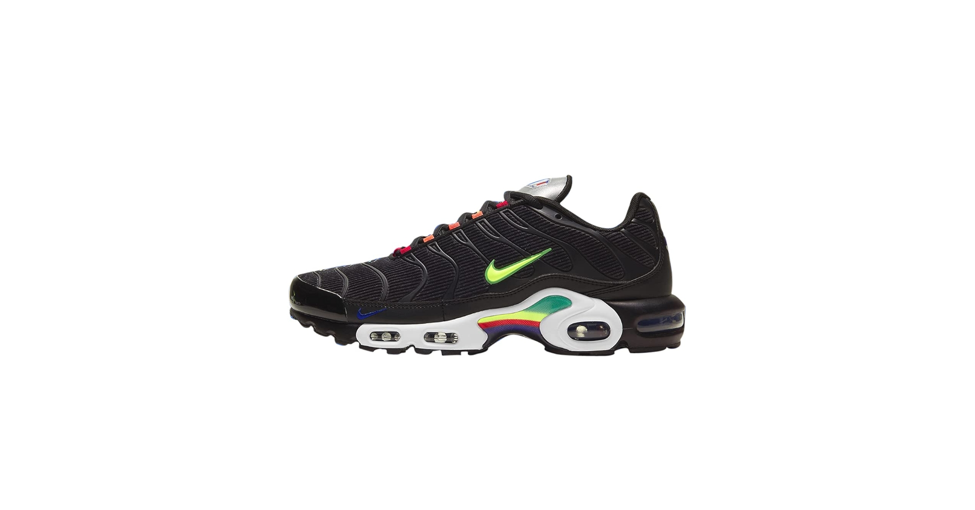 Amazon.com | Nike Men's Air Max Plus SE Black/Lemon Venom-White