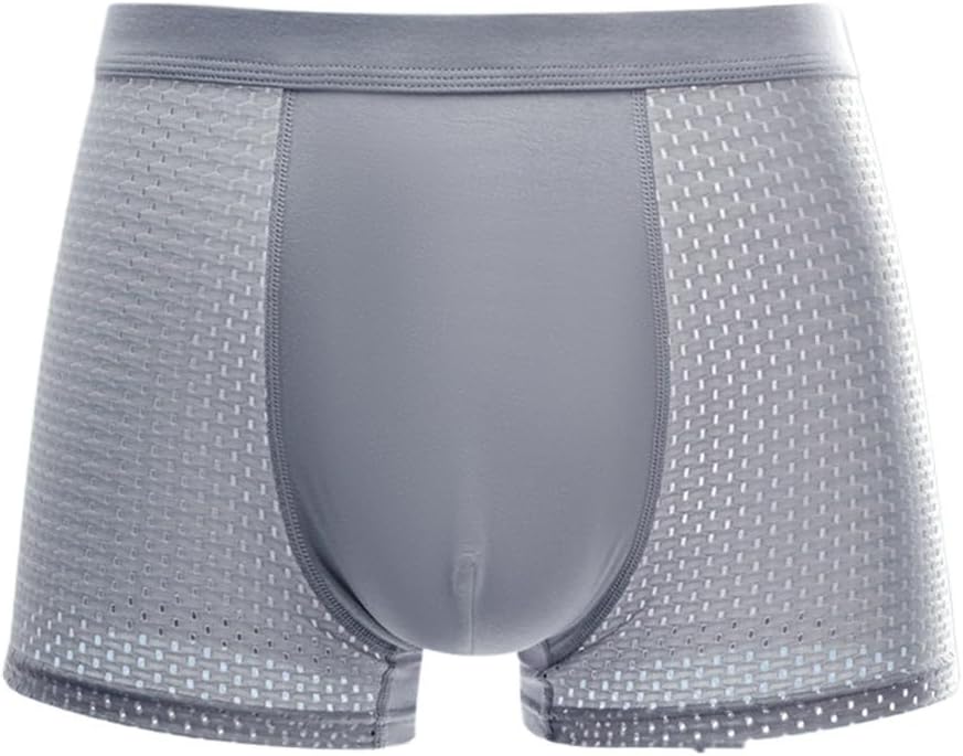 Cotton Mesh Men's Flat Angle Underwear Square