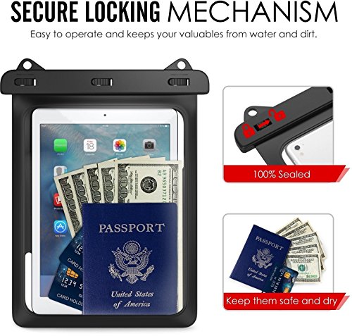 Aicase A0362-F Universal Ipad Waterproof, Dry Bag Pouch For Ipad Pro 10.5, New Ipad 9.7 2017/2018, Ipad Pro 9.7, Ipad Air/Air 2, Tablets Up To 11.5 Inch thumb #2