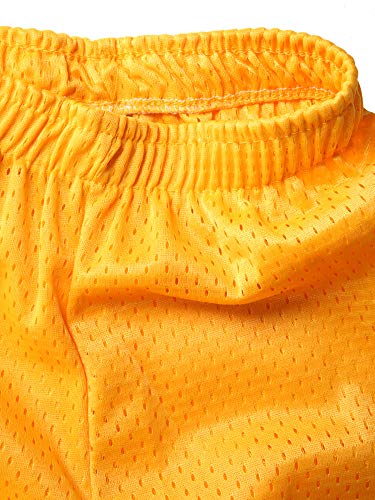 Hat and Beyond Mens Lightweight Basic Mesh Solid Basketball Jersey Workout Fitness Gym Shorts2