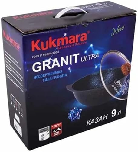 Miniatura 8 de Wok Kazan - Olla de cocina de aluminio Granit Ultra antiadherente Kazan para hacer pilaf con tapa, utensilios de cocina para campamento, horno