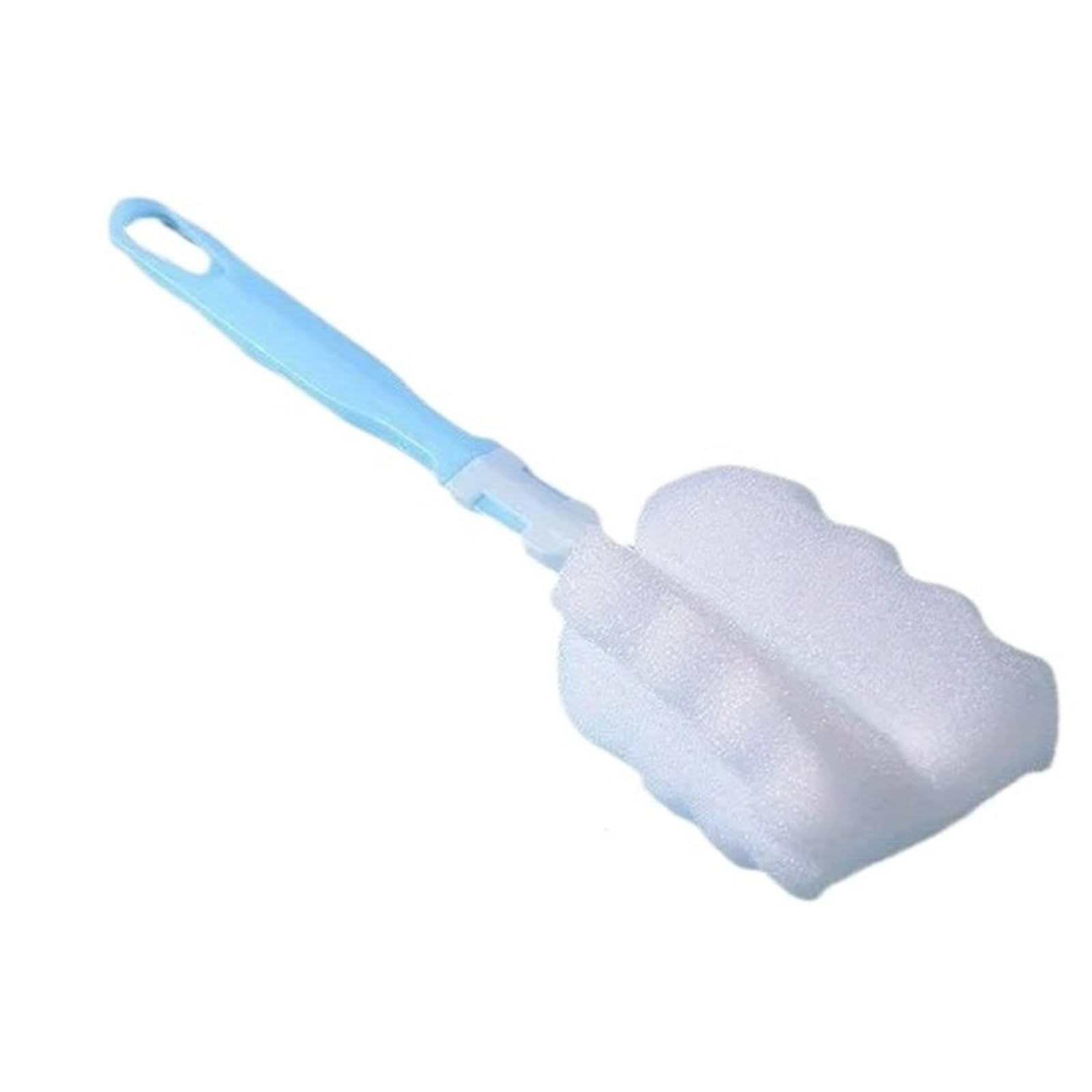 bottle brush Cups Sponge Brush 1/5pcs Long-Handle For Glass Bottles Scrubber For Efficient Cleaning Sponges Kitchen Clean Tool(Blue 1pc)