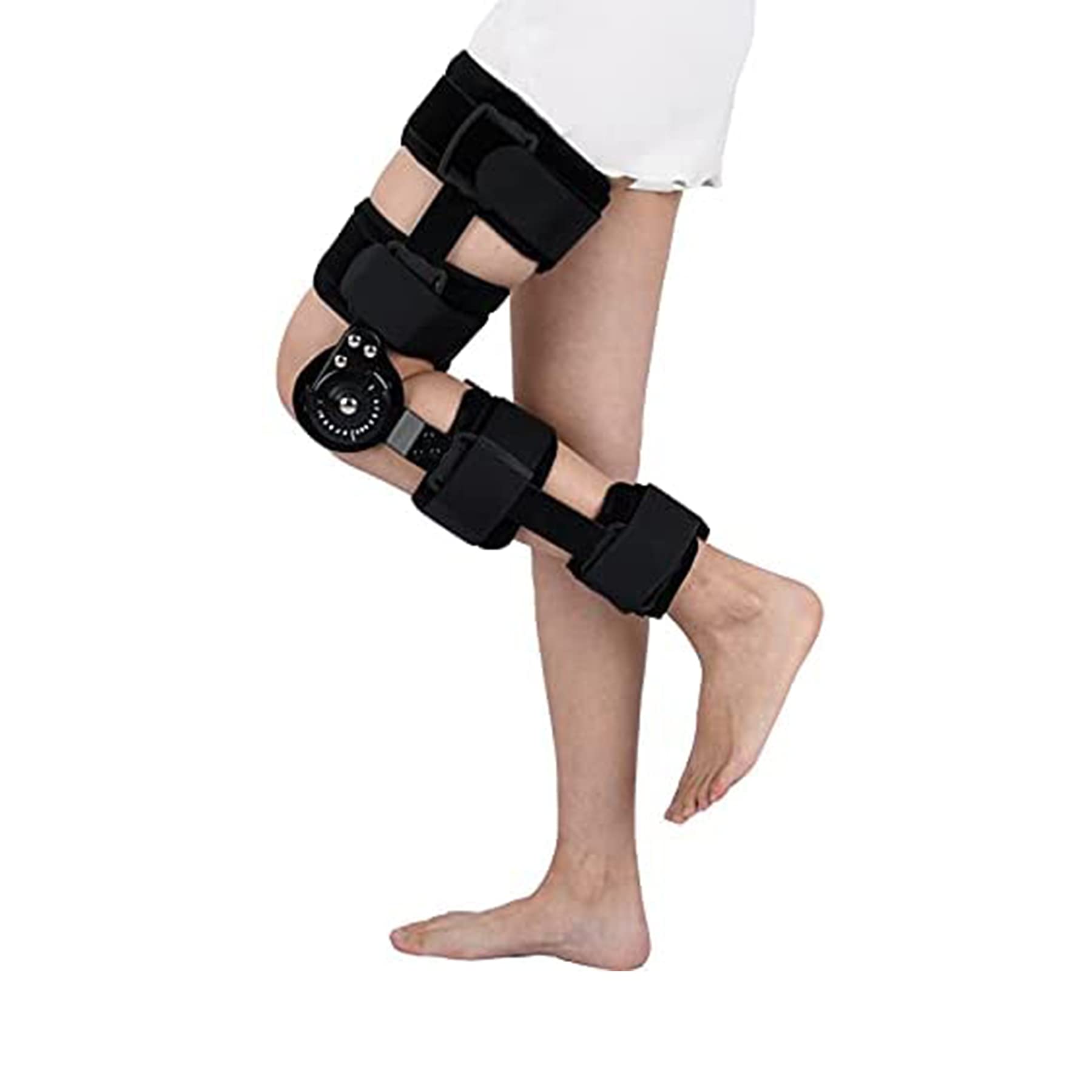 Ginocchiera Incernierata per Frattura della Gamba Dell'omero Ginocchio Recupero Postoperatorio delle Protezioni degli Arti Inferiori Stabilizza Gamba Aiuta Recupero Post Infortunio,Lager