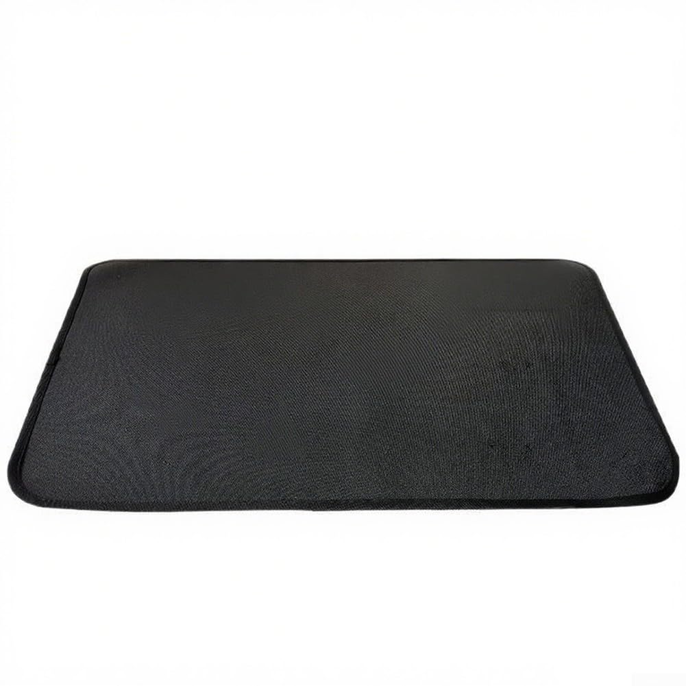 Tapis d'isolation ignifuge en fibre de verre 120 x 80 cm pour barbecue extérieur et poêle