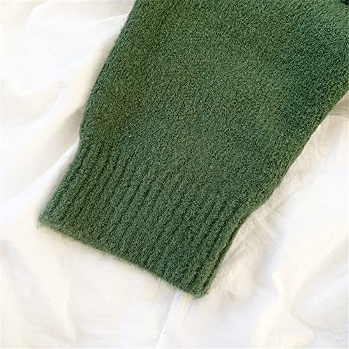 Women's Long Sleeve Crew Neck Loose Mohair Sweater Fuzzy Cozy Oversized Knitted Pullover4