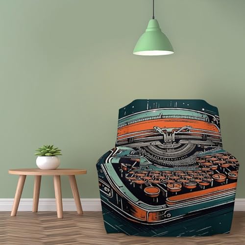 Housse de canapé extensible imprimée écoresponsable et résistante de 81 à 119cm - 6