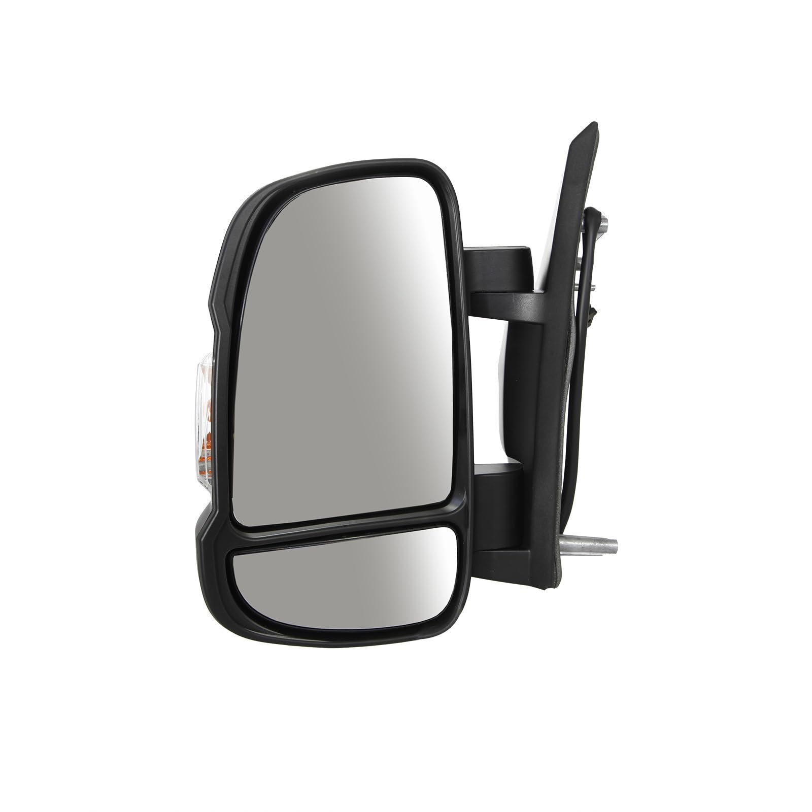 Left Side Mirror Electrically Adjustable 16 W Short Mirror Arm  