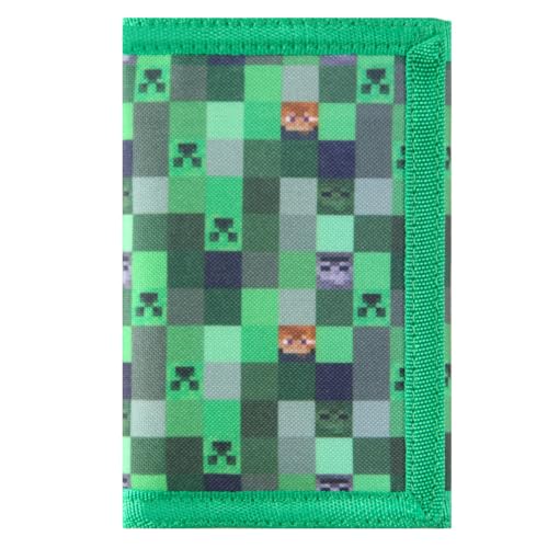 Image of Kids Wallet for Boys Teen, Little Boys Wallet for Kids Ages 4-5-6-7-8-9-10-12, Pixel Youth Wallets with Zipper Coin Pocket, Tri Fold Child Childrens Wallet for Christmas Birthday Gift Ideas