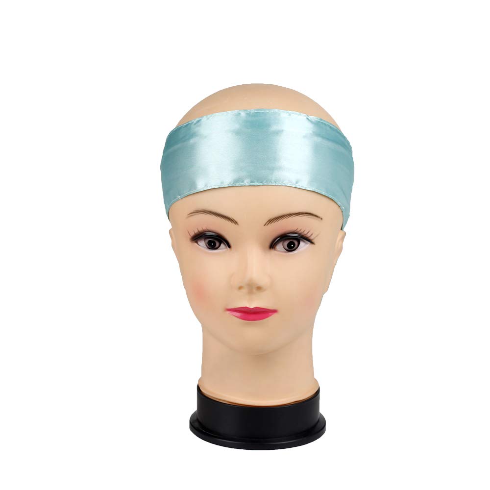 Satin Edge Wrap Headband Hair Tie Band Available Hair Frontal Wraps Fruit Green for Lace Frontal Wig
