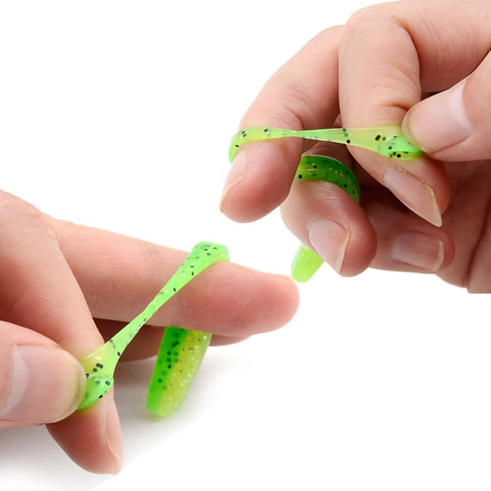 ソフトプラスチックワームセット Amazon.co.jp: ハゼ型ソフトワーム 7cm 3インチ 1.8g 8個入り
