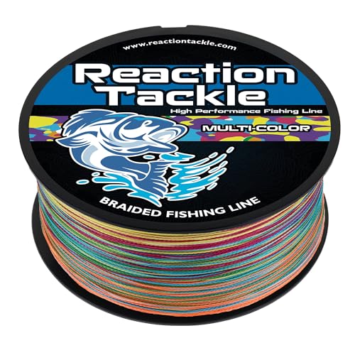 Reaction Tackle Braided Fishing Line Multi-Color 30LB 150yd