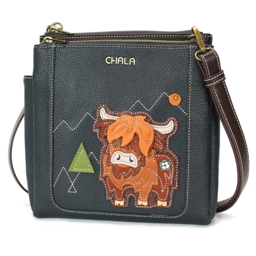Image of CHALA Merry Messenger RFID Protected Women Faux Leather Shoulder Purse with Adjustable Crossbody Strap | RFID Protected
